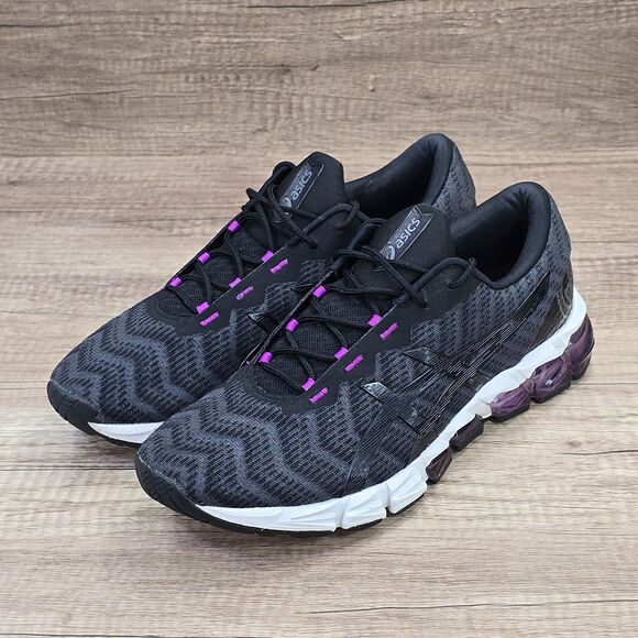 Asics Gel Quantum 180 5 Women's Size 11.5 Black Gray Purple Sneakers (1022A164) - Picture 9 of 10